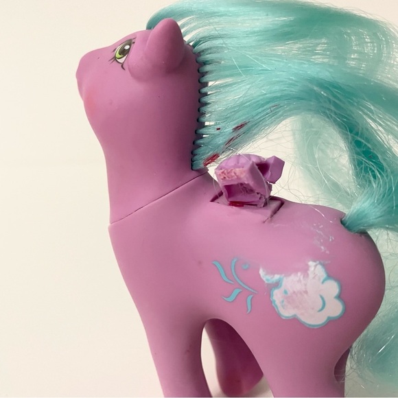 Vtg 1987 Hasbro My Little Pony Flutter Pony Cloud Puff No Wings - Picture 8 of 16
